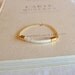gold rope bracelet // ELIXIR // cream