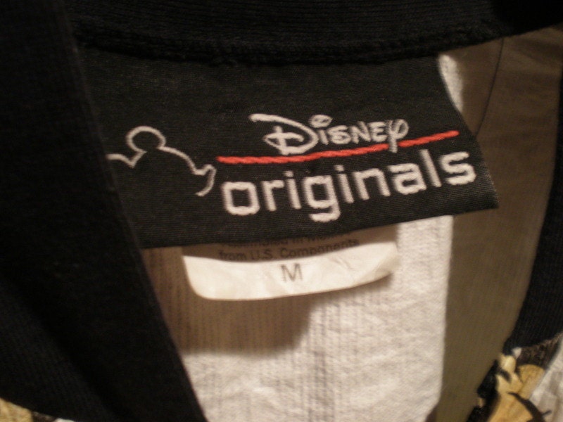 vintage crazy Goofy Expressions Disney 80s super thin windbreaker jacket adult M