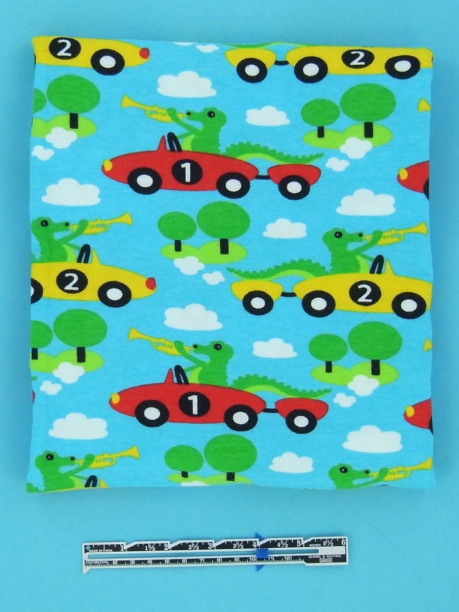 CROCODILE RACE cotton jersey, MULTICOLOR, 1 m
