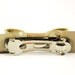 Leather bow barrette, bow hair clip, bow barrette, bow french barrette, leather barrette, leather hair clip, beige bow