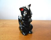 Adorable Vintage Ceramic Skunk Made in Japan Circa 1950s
