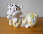 Vintage Ceramic Gentle Tiger Child's Bank 1976