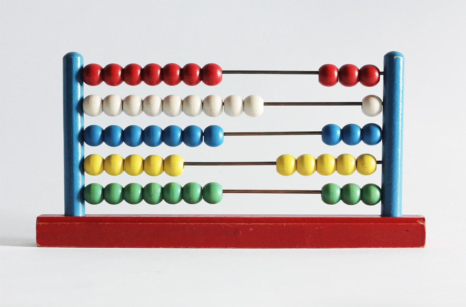Wooden Toy Abacus - Primary Colors - 50% OFF SALE