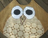 Doily Owl Play Rug - Lots of Texture - Whoo Wants to Play