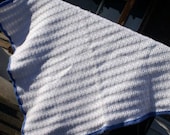 Baby Blanket with Chevrons - Ready to ship & Free Shipping