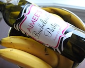 Private Listing for xosus - 5 Zebra Bridal Shower or Bachelorette - Custom Wine Bottle Labels