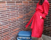 Vintage Hot Pink Silk Dress