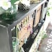 Jewelry Organizer Wall Display Shelf Message Board.. "Black Satin & Ivory" with Nickel or You Choose Color