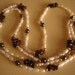Freshwater Pearl,Garnet Haemetite Gold Necklace