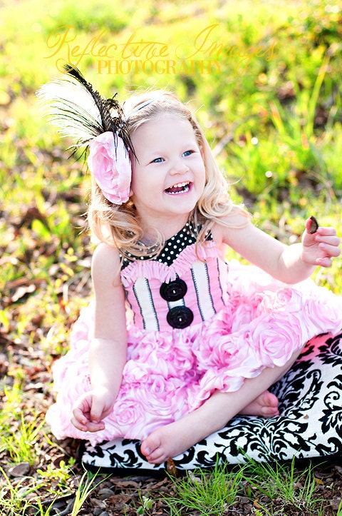 Miss Fanciful Feathers, Feather Headband, Circus Inspired Headband