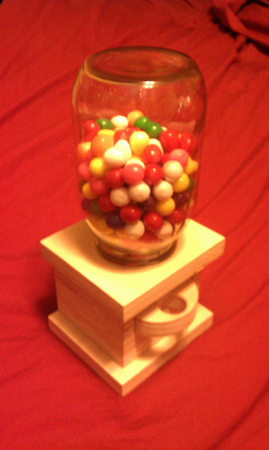 On Sale Now - Wooden Gumball Machine