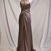 SERIOUS SAMPLE SALE Vintage Style Wedding Gown Low Back Gold 1930's Cocktail Dress Gatsby Dress Eco Friendly was 1700 now 350