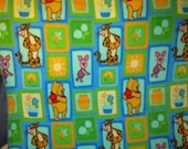 Winnie the Pooh and Friends print  fleece baby blanket