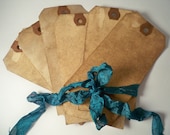 400 LARGE Vintage Wedding Gift Tag. Save The Date. Invitation. Hang Tag. Shabby. Chic. Place Card. Escort Card. Southern Country. DARK.