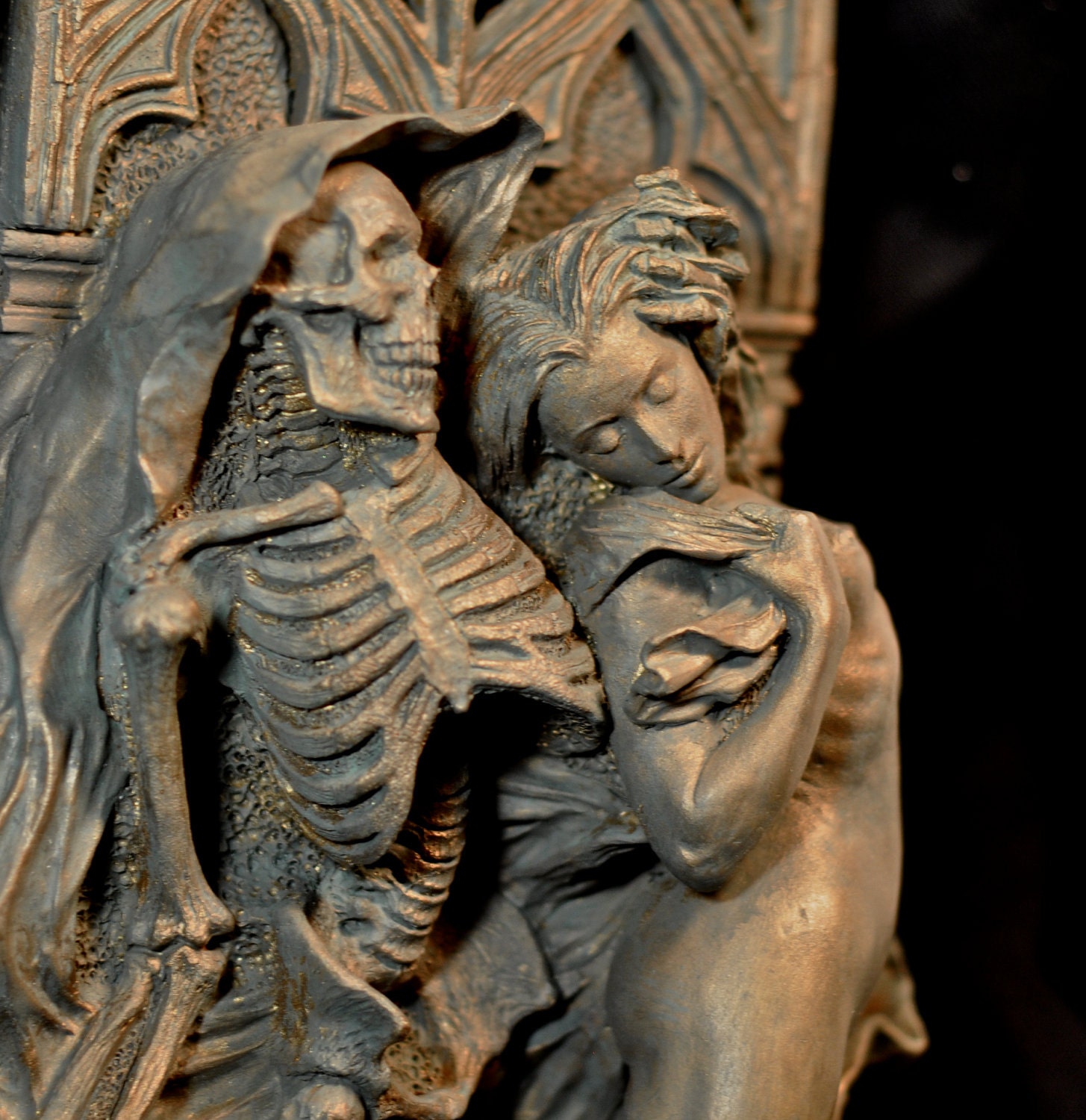 Death and the Maiden wall plaque