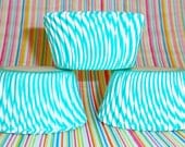 40 Valentine's Day Mint Green & White Candy Striped Enchanted Woodland Forest Party Cupcake Baking Liners Scandinavian Pixie Cake Cases
