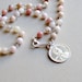 Peruvian Opal Bracelet Pink Jewelry Penny Charm Sterling Silver Jewellery Natural Gemstone 925 October Birthstone Wrap B-77