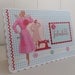 Sewing themed birthday card