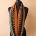 Infinity chiffon circle scarf- tribal inspired