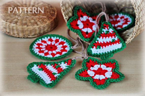 Crochet Pattern Crochet Christmas Ornaments