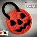 Crochet Pattern Crochet Halloween Trick-or-Treat Bag