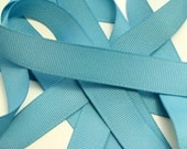 5 yds 5/8" Grosgrain Ribbon - Antique Blue