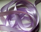5 yds Double-Faced Satin Ribbon - 5/8" width - Orchid