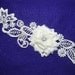 Bridal Garter, Garter Set, Wedding Garter, Garter Belt, Vintage Inspired Ivory Bridal Lace, Pearls and Rhinestones