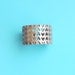 spring fashion - Inverted Hearts Ring in Stainless Steel. modern design 3D printed, fashion gifts