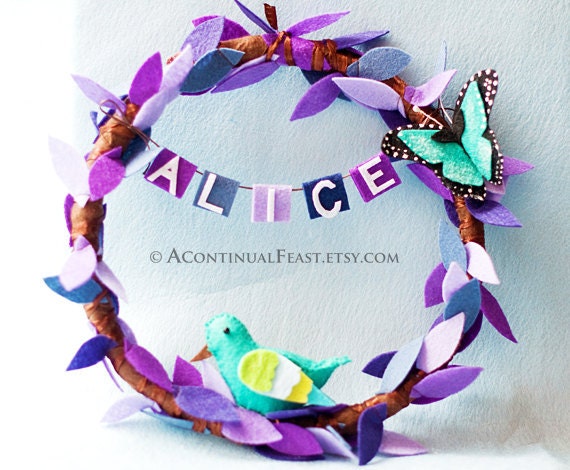 Door Wreath&Wall hanging, Custom name