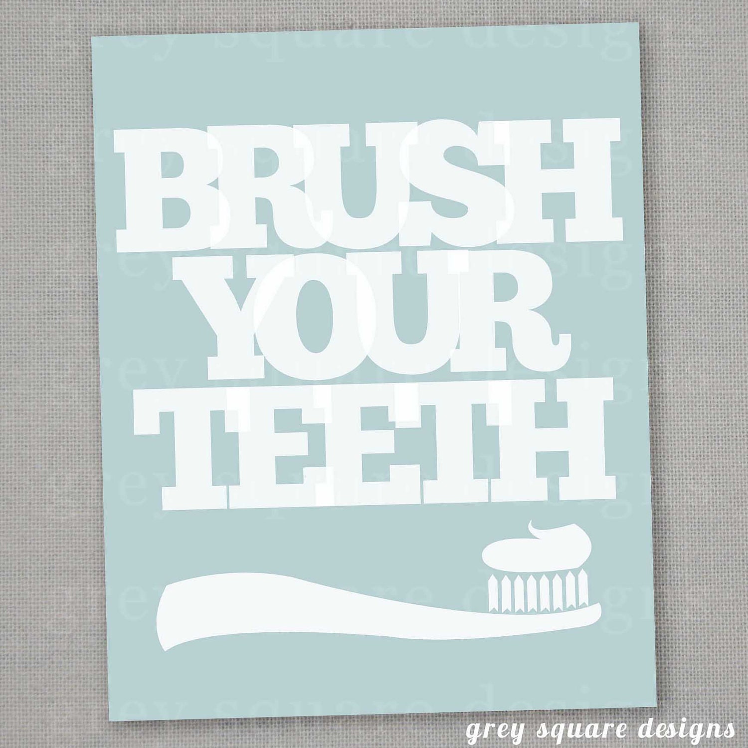 Four Custom Bathroom Prints 8x10 Printable Art