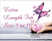 Extra Length Fee for Sizes 9 and 10