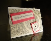 Will you be my bridesmaid card (Ready to Ship)