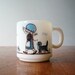 1970's Milk Glass Friendship Mug
