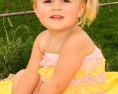 Petti Romper - Light Pink and Yellow
