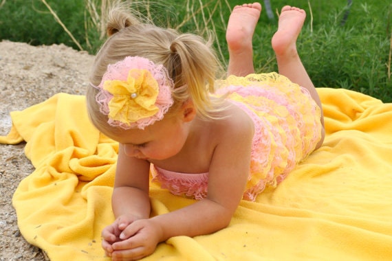 Lace Flower Headband