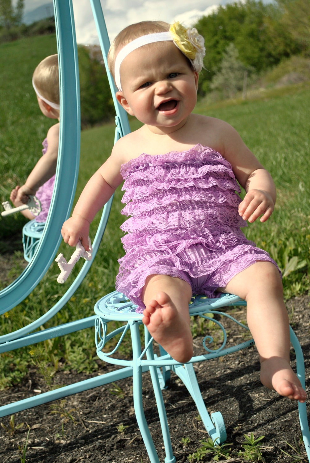 Lavender Petti Romper