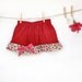 Childrens Clothing, Red, Ruffle, Girls Skirt, Size 3/4, Red, Ruffle, Children, Kids,