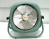 Vintage Turquoise Lasko Fan - Working - 1950s Retro - The Eldorado Model