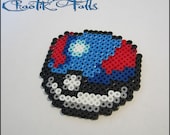 Pixel Art Pokemon Great Ball Perler Beads