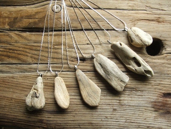 Wholesale Lot of Natural Driftwood Pendants. Simple and Stunning.