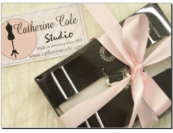 Sock Garters Thigh high Garters / Catherine Cole Studio / Made in USA / Adjustable steampunk / A  timeless vintage classy style