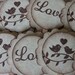 Set of 12 Love Bird Cupcake / Food Picks - Wedding - Wedding Shower