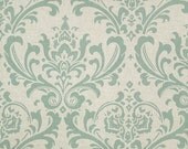 Premier Prints Eaton Blue Damask Pillow Cover- 16x16 inches- Hidden Zipper Closure