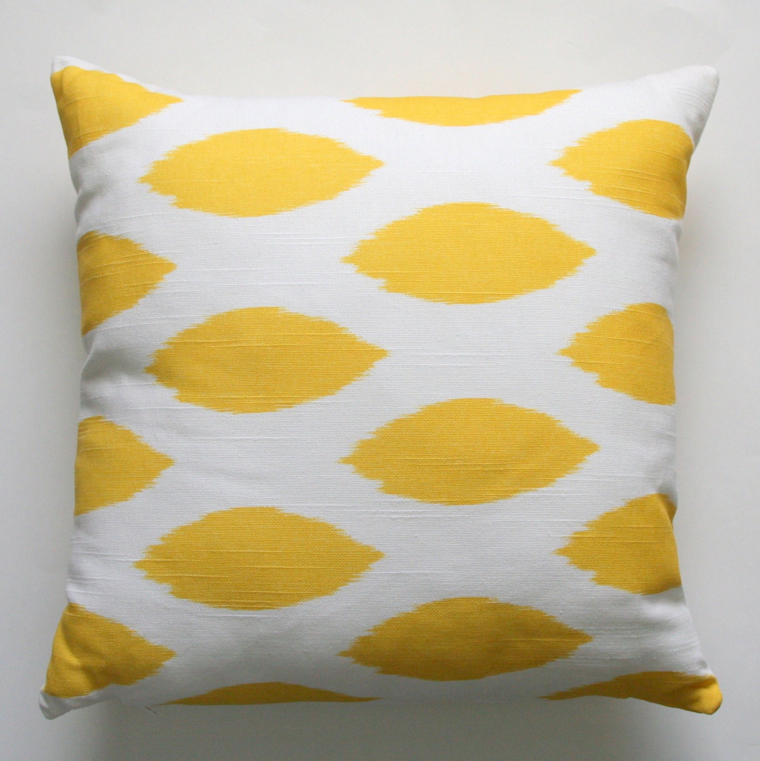 Premier Prints Yellow Chipper Pillow Cover- 20x20 inches- Hidden Zipper Closure