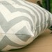 Premier Prints Grey Chevron Pillow Cover- 18x18 inches- Hidden Zipper Closure