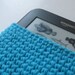 Crocheted Kindle Sleeve In Turquoise