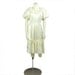 Lolita Princess White Damask Vintage Satin Dress
