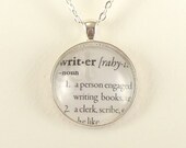 Personalized Necklace - Custom Dictionary Word Necklace - Dictionary Jewelry
