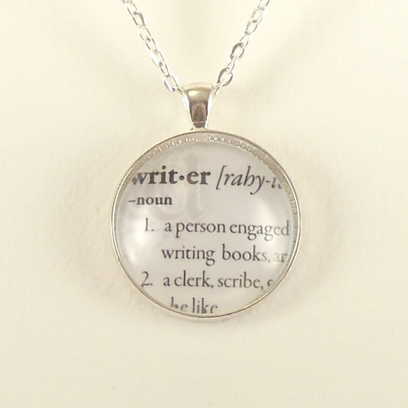 Personalized Necklace - Custom Dictionary Word Necklace - Dictionary Jewelry